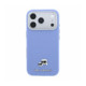 Mėlynas dėklas Apple iPhone 18 Pro Max telefonui "Karl Lagerfeld PU Grained Semi Wrap K&CH Heads Magsafe Case"