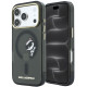 Juodas dėklas Apple iPhone 18 Pro Max telefonui "Karl Lagerfeld IML Choupette Peekaboo Magsafe Case"