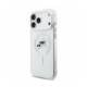 Skaidrus dėklas Apple iPhone 18 Pro Max telefonui "Karl Lagerfeld IML K&CH Heads Metal Frame MagSafe Case"