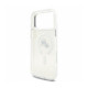Skaidrus dėklas Apple iPhone 18 Pro Max telefonui "Karl Lagerfeld IML K&CH Heads Metal Frame MagSafe Case"