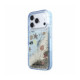 Mėlynas dėklas Apple iPhone 18 Pro Max telefonui "Karl Lagerfeld Liquid Glitter Beach Case"