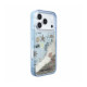 Mėlynas dėklas Apple iPhone 18 Pro Max telefonui "Karl Lagerfeld Liquid Glitter Beach Case"