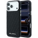 Juodas dėklas Apple iPhone 18 Pro telefonui "Karl Lagerfeld PU Grained Allover Semi Wrap Magsafe Case"