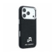 Juodas dėklas Apple iPhone 18 Pro telefonui "Karl Lagerfeld PU Grained Semi Wrap K&CH Heads Magsafe Case"