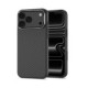 Juodas / sidabrinės spalvos dėklas Apple iPhone 17 Pro / 18 Pro telefonui "Tech-Protect ION Carbon Magsafe"