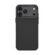 Juodas / sidabrinės spalvos dėklas Apple iPhone 17 Pro / 18 Pro telefonui "Tech-Protect ION Carbon Magsafe"
