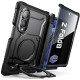 Juodas dėklas Samsung Galaxy Z Fold 8 telefonui "Supcase UB Grip Mag Magsafe Privacy Glass"