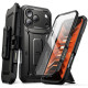 Juodas dėklas Apple iPhone 17 Pro Max / 18 Pro Max telefonui "Supcase Unicorn Beetle Pro"