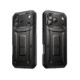 Juodas dėklas Apple iPhone 17 Pro Max / 18 Pro Max telefonui "Supcase Unicorn Beetle Pro"