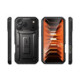 Juodas dėklas Apple iPhone 17 Pro Max / 18 Pro Max telefonui "Supcase Unicorn Beetle Pro"