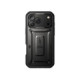 Juodas dėklas Apple iPhone 17 Pro Max / 18 Pro Max telefonui "Supcase Unicorn Beetle Pro"