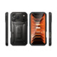 Juodas dėklas Apple iPhone 17 Pro / 18 Pro telefonui "Supcase Unicorn Beetle Pro"