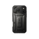 Juodas dėklas Apple iPhone 17 Pro / 18 Pro telefonui "Supcase Unicorn Beetle Pro"