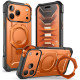 Oranžinis dėklas Apple iPhone 17 Pro / 18 Pro telefonui "Supcase UB Grip MAG Magsafe"