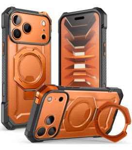Oranžinis dėklas Apple iPhone 17 Pro Max / 18 Pro Max telefonui "Supcase UB Grip MAG Magsafe"
