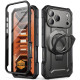 Juodas dėklas Apple iPhone 17 Pro / 18 Pro telefonui "Supcase Grip Pro MAG Magsafe"