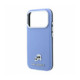 Mėlynas dėklas Apple iPhone 18 Pro telefonui "Karl Lagerfeld PU Grained Semi Wrap K&CH Heads Magsafe Case"