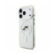 Skaidrus dėklas Apple iPhone 18 Pro telefonui "Karl Lagerfeld IML K&CH Heads Metal Frame MagSafe Case"
