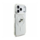 Skaidrus dėklas Apple iPhone 18 Pro telefonui "Karl Lagerfeld IML K&CH Heads Metal Frame MagSafe Case"