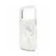 Skaidrus dėklas Apple iPhone 18 Pro telefonui "Karl Lagerfeld IML K&CH Heads Metal Frame MagSafe Case"