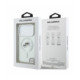 Skaidrus dėklas Apple iPhone 18 Pro telefonui "Karl Lagerfeld IML K&CH Heads Metal Frame MagSafe Case"