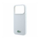 Pilkas dėklas Apple iPhone 18 Pro Max telefonui "Lacoste PVC Iconic Petit Pique Metal Logo MagSafe Case"