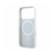 Pilkas dėklas Apple iPhone 18 Pro Max telefonui "Lacoste PVC Iconic Petit Pique Metal Logo MagSafe Case"