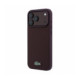Raudonas dėklas Apple iPhone 18 Pro Max telefonui "Lacoste PVC Iconic Petit Pique Metal Logo MagSafe Case"