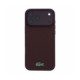 Raudonas dėklas Apple iPhone 18 Pro Max telefonui "Lacoste PVC Iconic Petit Pique Metal Logo MagSafe Case"