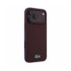 Raudonas dėklas Apple iPhone 18 Pro Max telefonui "Lacoste PVC Iconic Petit Pique Metal Logo MagSafe Case"