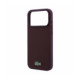 Raudonas dėklas Apple iPhone 18 Pro Max telefonui "Lacoste PVC Iconic Petit Pique Metal Logo MagSafe Case"