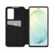 Matinis juodas atverčiamas dėklas Samsung Galaxy S26 FE telefonui "Tech-Protect Smart Wallet"