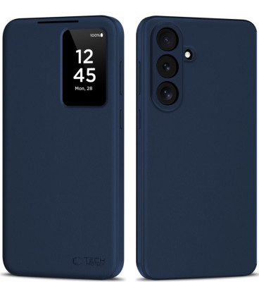 Mėlynas atverčiamas dėklas Samsung Galaxy S26 FE telefonui "Tech-Protect Smart Wallet"