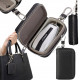 Juodas dėklas raktams apsaugantis nuo vagysčių "Wozinsky WBS-20 RFID Anti-Theft Car Key Case - Faraday Cage"