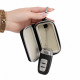 Juodas dėklas raktams apsaugantis nuo vagysčių "Wozinsky WBS-20 RFID Anti-Theft Car Key Case - Faraday Cage"
