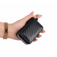 Juodas dėklas raktams apsaugantis nuo vagysčių "Wozinsky WBS-20 RFID Anti-Theft Car Key Case - Faraday Cage"