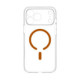 Skaidrus (oranžinis) dėklas Apple iPhone 17 Pro Max / 18 Pro Max telefonui "Spigen Ultra Hybrid Magsafe"
