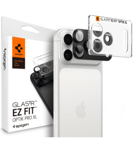 Pilka kameros apsauga Apple iPhone 18 Pro Max telefonui "Spigen Optik PRO XL Glas.TR EZ Fit"