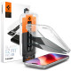 (Privacy) Apsauginis grūdintas stiklas Apple iPhone 18 Pro Max telefonui "Spigen Glas.TR EZ Fit Pro AC HD 2-Pack"