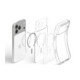 Skaidrus (baltas) dėklas Apple iPhone 17 Pro / 18 Pro telefonui "Spigen Ultra Hybrid Magsafe"