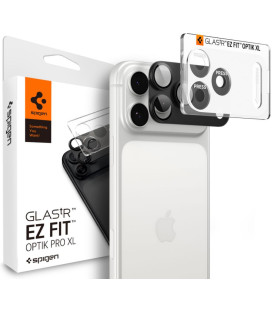 Pilka kameros apsauga Apple iPhone 18 Pro telefonui "Spigen Optik PRO XL Glas.TR EZ Fit"