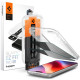 (Privacy) Apsauginis grūdintas stiklas Apple iPhone 18 Pro telefonui "Spigen Glas.TR EZ Fit Pro AC HD 2-Pack"