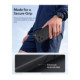 Juodas dėklas Apple iPhone 17 Pro / 18 Pro telefonui "ESR Cyber Tough Magsafe"