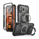 Juodas dėklas Apple iPhone 17 Pro Max / 18 Pro Max telefonui "Supcase Grip Pro MAG Magsafe"