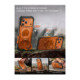 Oranžinis dėklas Apple iPhone 17 Pro / 18 Pro telefonui "Supcase Grip Pro MAG Magsafe"
