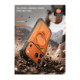 Oranžinis dėklas Apple iPhone 17 Pro Max / 18 Pro Max telefonui "Supcase Grip Pro MAG Magsafe"