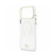 Skaidrus dėklas Apple iPhone 18 Pro Max telefonui "Lacoste PC/TPU Frosted Finish Gold Logo MagSafe Case"