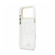 Skaidrus dėklas Apple iPhone 18 Pro Max telefonui "Lacoste PC/TPU Frosted Finish Gold Logo MagSafe Case"