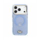 Mėlynas dėklas Apple iPhone 18 Pro Max telefonui "Lacoste PC/TPU Frosted Finish Gold Logo MagSafe Case"