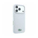 Pilkas dėklas Apple iPhone 18 Pro telefonui "Lacoste PVC Iconic Petit Pique Metal Logo MagSafe Case"